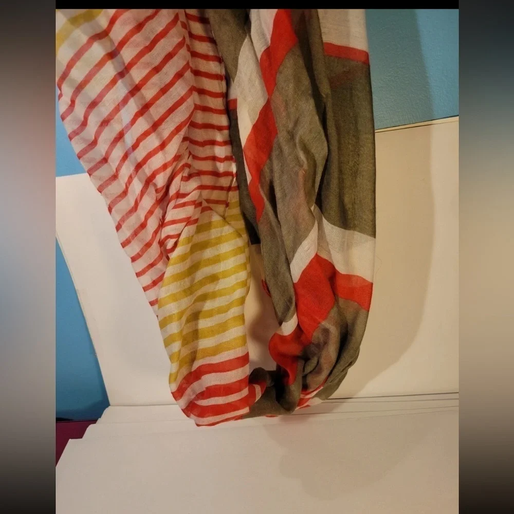 Jland AND Multicolor Striped Scarf